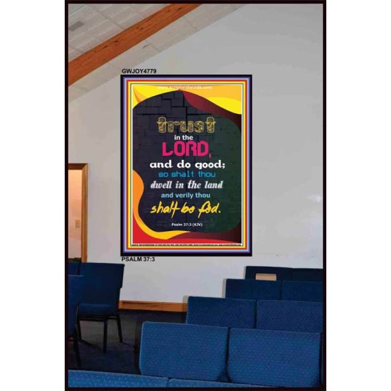 TRUST IN THE LORD   Bible Verses Framed Art   (GWJOY4779)   