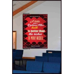 A RIGHTEOUS MAN   Bible Verses  Picture Frame Gift   (GWJOY4785)   