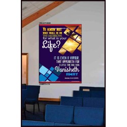 WHAT IS YOUR LIFE   Framed Bible Verses   (GWJOY4958)   "37x49"