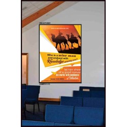 WHO IS A WISE MAN   Framed Bible Verse Online   (GWJOY4981)   "37x49"