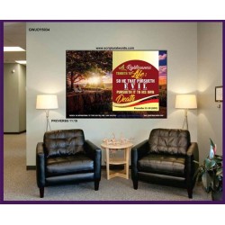 RIGHTEOUSNESS AND LIFE   Christian Wall Dcor Frame   (GWJOY5034)   
