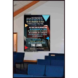 ABOMINATION UNTO THE LORD   Scriptures Wall Art   (GWJOY5190)   