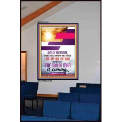 WATCH THEREFORE   Christian Framed Wall Art   (GWJOY5434)   "37x49"