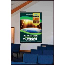 WHATSOEVER HE HATH PLEASED   Frame Bible Verse   (GWJOY5456)   "37x49"