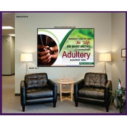 ADULTERY   Framed Bedroom Wall Decoration   (GWJOY5474)   
