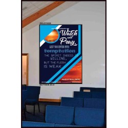 WATCH AND PRAY   Contemporary Christian Poster   (GWJOY5528)   "37x49"