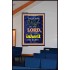 WAIT ON THE LORD   contemporary Christian Art Frame   (GWJOY6519)   "37x49"