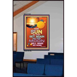 YOUR SUN WILL NEVER SET   Frame Bible Verse Online   (GWJOY7249)   