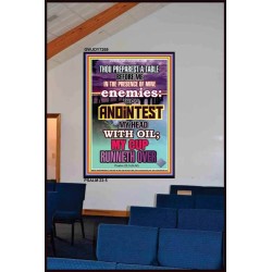 ANOINT MY HEAD WITH OIL   Framed Scripture Dcor   (GWJOY7269)   