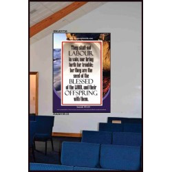YOU SHALL NOT LABOUR IN VAIN   Bible Verse Frame Art Prints   (GWJOY730)   "37x49"