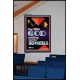 WITH GOD NOTHING SHALL BE IMPOSSIBLE   Frame Bible Verse   (GWJOY7564)   