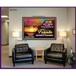 A FATHERS INSTRUCTION   Bible Verses Frames Online   (GWJOY7603)   "49x37"