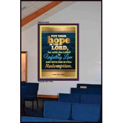 UNFAILING LOVE   Bible Scriptures on Love frame   (GWJOY7630)   "37x49"