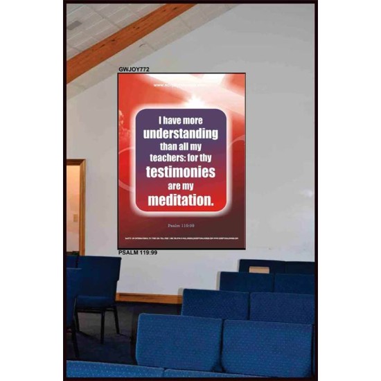 UNDERSTANDING   Contemporary Christian Poster   (GWJOY772)   