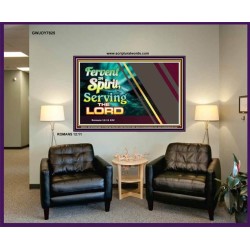 SERVE THE LORD   Christian Quotes Framed   (GWJOY7825)   