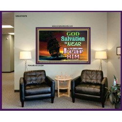 SALVATION IS NEAR   Framed Office Wall Decoration   (GWJOY8279)   