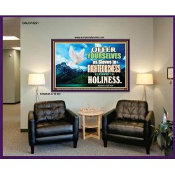 SLAVES TO RIGHTEOUSNESS   Modern Wall Art   (GWJOY8281)   