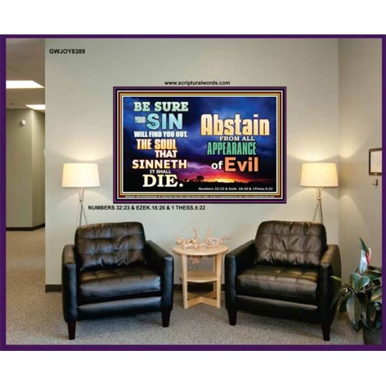ABSTAIN FROM EVIL   Affordable Wall Art   (GWJOY8389)   