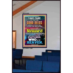 YOUR FATHER WHO IS IN HEAVEN    Scripture Wooden Frame   (GWJOY8550)   "37x49"
