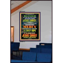 ABUNDANT MERCY   Scripture Wood Frame Signs   (GWJOY8731)   "37x49"