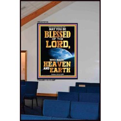 WHO MADE HEAVEN AND EARTH   Encouraging Bible Verses Framed   (GWJOY8735)   "37x49"