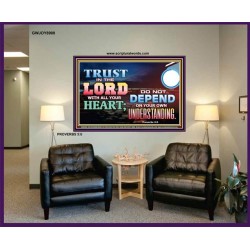 TRUST IN THE LORD   Contemporary Christian Paintings Acrylic Glass frame   (GWJOY8908)   