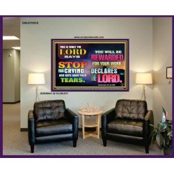 WIPE AWAY YOUR TEARS   Framed Sitting Room Wall Decoration   (GWJOY8918)   "49x37"