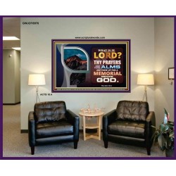 A MEMORIAL BEFORE GOD   Framed Scriptural Dcor   (GWJOY8976)   "49x37"