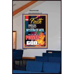 YOUR FAITH   Framed Bible Verses Online   (GWJOY9126B)   "37x49"