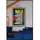 WALK BEFORE ME   Bible Verse Frames online   (GWJOY9129)   