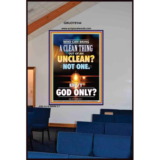 UNCLEAN   Scriptures Wall Art   (GWJOY9144)   