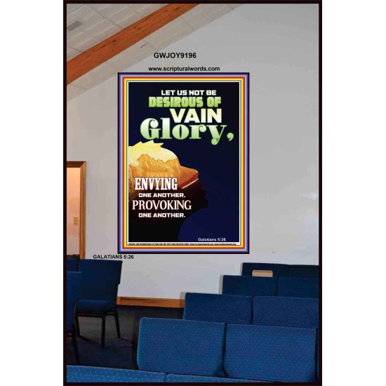 VAIN GLORY   Bible Verses Wall Art Acrylic Glass Frame   (GWJOY9196)   