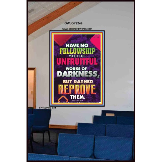 UNFRUITFUL WORKS OF DARKNESS   Christian Paintings   (GWJOY9249)   