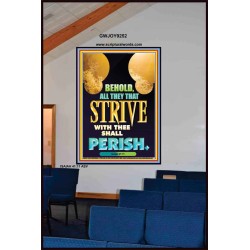 ALL THEY THAT STRIVE WITH YOU   Contemporary Christian Poster   (GWJOY9252)   