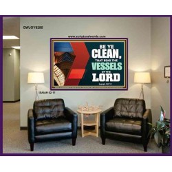 VESSELS OF THE LORD   Frame Bible Verse Art    (GWJOY9295)   
