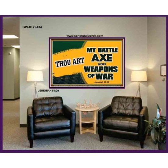 WEAPONS OF WAR   Christian Quotes Framed   (GWJOY9434)   