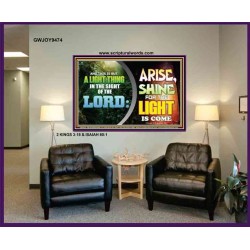 A LIGHT THING IN THE SIGHT OF THE LORD   Art & Wall Dcor   (GWJOY9474)   "49x37"