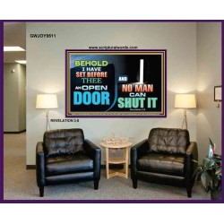 AN OPEN DOOR NO MAN CAN SHUT   Acrylic Frame Picture   (GWJOY9511)   
