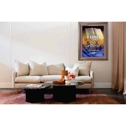 THY WORD IS SETTLED IN HEAVEN   Christian Paintings Acrylic Glass Frame   (GWMARVEL1208)   