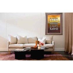 VOICE OF THE LORD IS POWERFUL   Scripture Wall Art   (GWMARVEL1241)   "36x31"