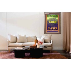 THE WORD WAS GOD   Inspirational Wall Art Wooden Frame   (GWMARVEL252)   