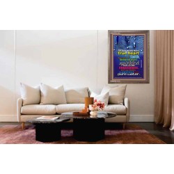 TRUE HEART   Large Frame Scriptural Wall Art   (GWMARVEL3803)   "36x31"