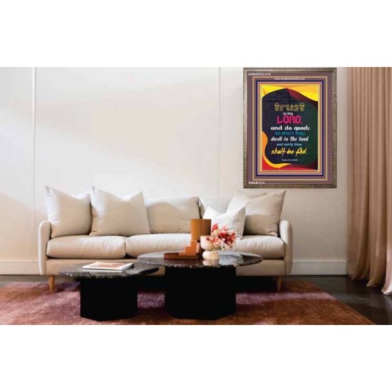 TRUST IN THE LORD   Bible Verses Framed Art   (GWMARVEL4779)   