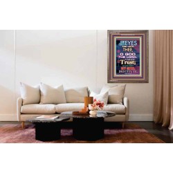 TRUST IN THE LORD   Bible Verses Frame for Home   (GWMARVEL7238)   "36x31"