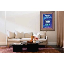 TRUST IN THE LORD   Framed Bible Verse   (GWMARVEL8573)   "36x31"