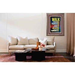 WALK BEFORE ME   Bible Verse Frames online   (GWMARVEL9129)   "36x31"