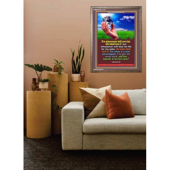 WHOSOEVER   Bible Verse Framed for Home   (GWMARVEL3779)   