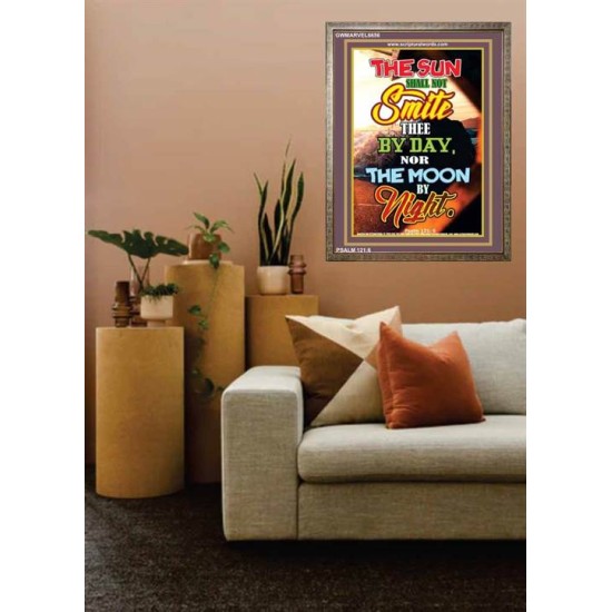 THE SUN SHALL NOT SMITE THEE   Biblical Paintings Acrylic Glass Frame   (GWMARVEL6656)   