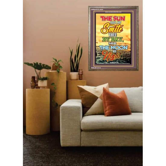 THE SUN SHALL NOT SMITE THEE   Christian Frame Wall Art   (GWMARVEL6659)   