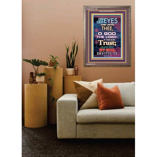 TRUST IN THE LORD   Bible Verses Frame for Home   (GWMARVEL7238)   